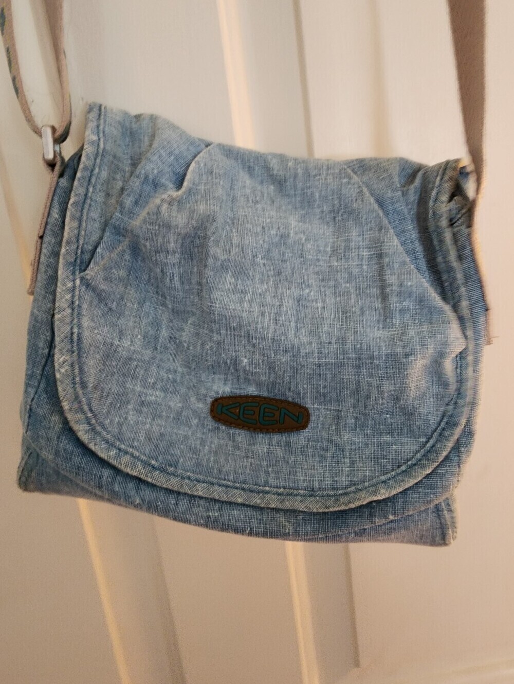 Keen Small Crossbody Purse Sky Blue Utility Multipocket Gorpcore Travel